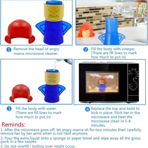 New AngryMama Microwave Cleaner - Picture 7 of 7